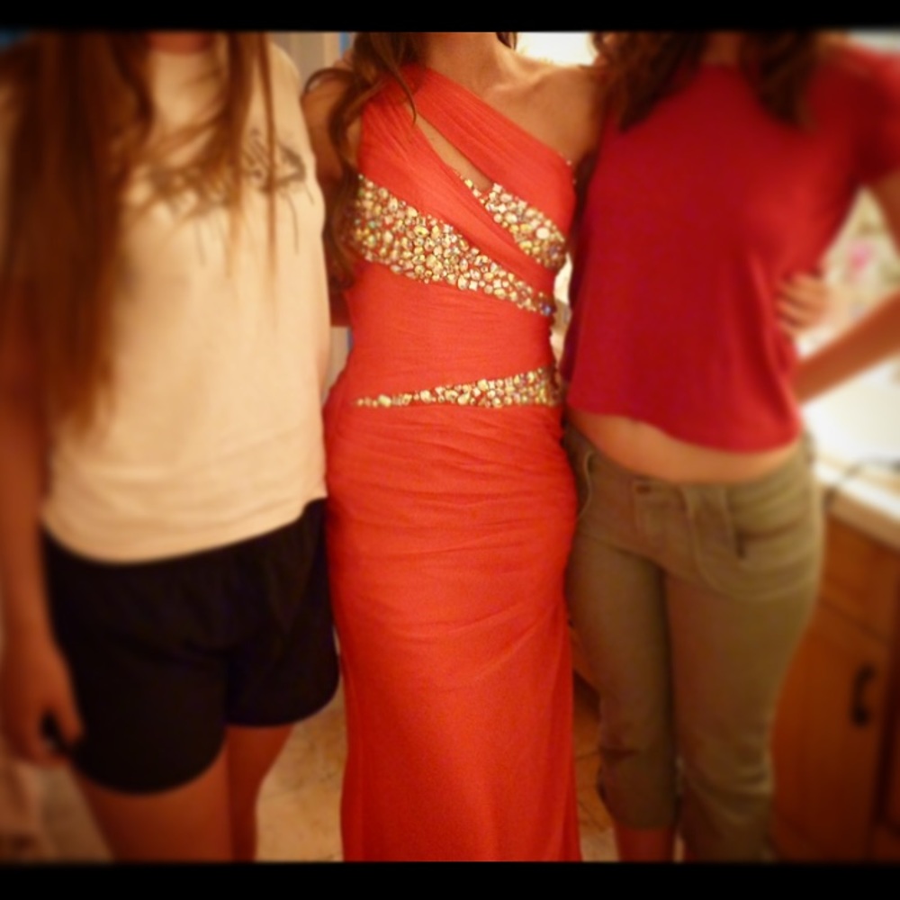 Coral Prom/Formal Dress